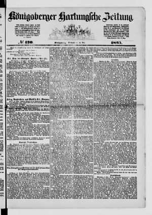 Königsberger Hartungsche Zeitung vom 24.05.1865