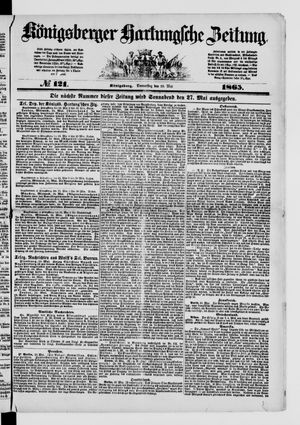 Königsberger Hartungsche Zeitung vom 25.05.1865