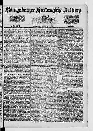 Königsberger Hartungsche Zeitung on May 27, 1865