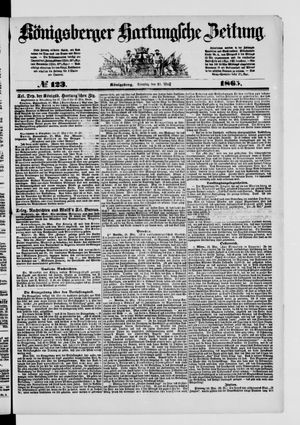 Königsberger Hartungsche Zeitung on May 28, 1865