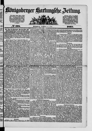 Königsberger Hartungsche Zeitung vom 03.06.1865