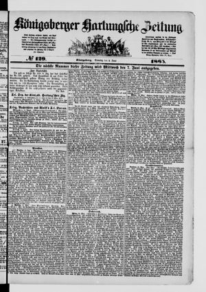 Königsberger Hartungsche Zeitung vom 04.06.1865