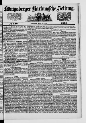 Königsberger Hartungsche Zeitung vom 16.06.1865