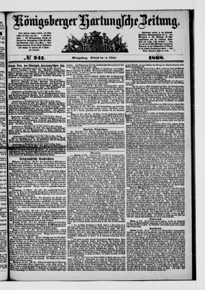 Königsberger Hartungsche Zeitung on Oct 14, 1868