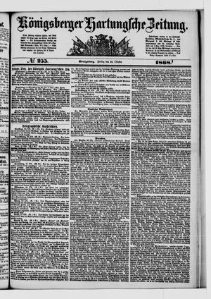 Königsberger Hartungsche Zeitung vom 30.10.1868