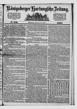 Königsberger Hartungsche Zeitung on Oct 31, 1868