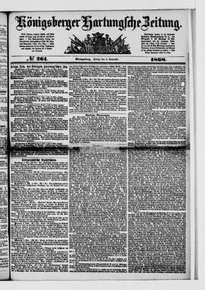 Königsberger Hartungsche Zeitung vom 06.11.1868