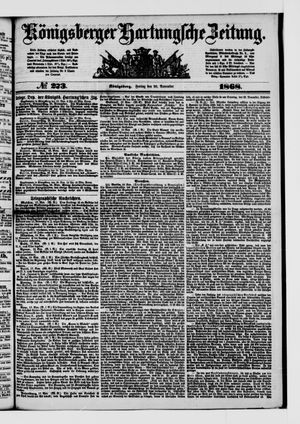 Königsberger Hartungsche Zeitung on Nov 20, 1868