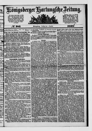 Königsberger Hartungsche Zeitung vom 01.12.1868