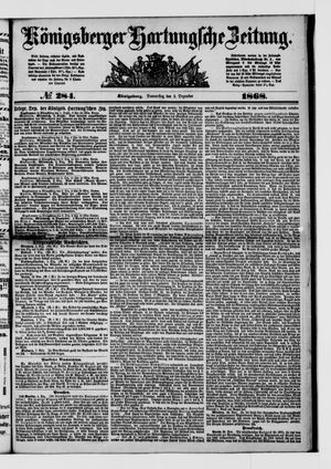 Königsberger Hartungsche Zeitung vom 03.12.1868