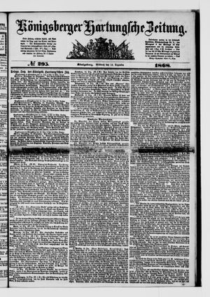 Königsberger Hartungsche Zeitung vom 16.12.1868