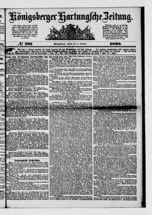 Königsberger Hartungsche Zeitung vom 18.12.1868