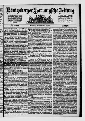 Königsberger Hartungsche Zeitung on Dec 19, 1868