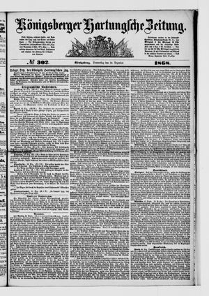 Königsberger Hartungsche Zeitung vom 24.12.1868