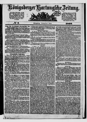 Königsberger Hartungsche Zeitung on Jan 3, 1869