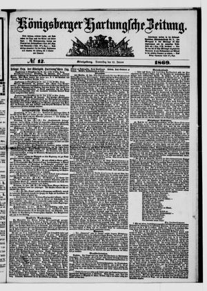 Königsberger Hartungsche Zeitung vom 21.01.1869