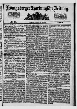 Königsberger Hartungsche Zeitung vom 23.01.1869