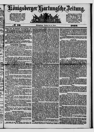 Königsberger Hartungsche Zeitung vom 24.01.1869