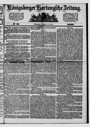 Königsberger Hartungsche Zeitung vom 26.01.1869