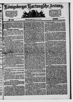 Königsberger Hartungsche Zeitung vom 30.01.1869
