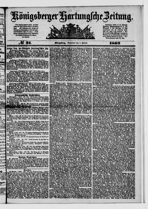Königsberger Hartungsche Zeitung on Feb 6, 1869