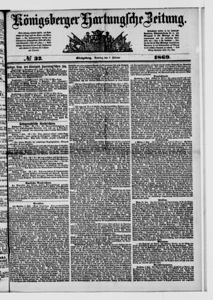 Königsberger Hartungsche Zeitung vom 07.02.1869