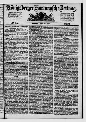 Königsberger Hartungsche Zeitung vom 16.02.1869