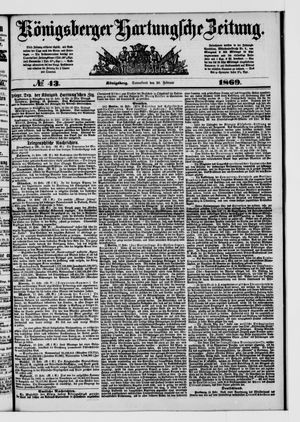 Königsberger Hartungsche Zeitung on Feb 20, 1869