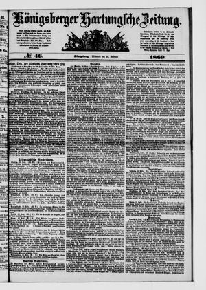 Königsberger Hartungsche Zeitung vom 24.02.1869
