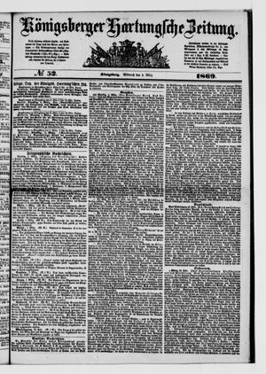 Königsberger Hartungsche Zeitung vom 03.03.1869