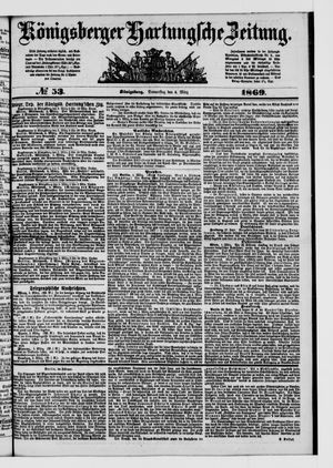 Königsberger Hartungsche Zeitung on Mar 4, 1869