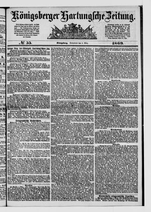 Königsberger Hartungsche Zeitung vom 06.03.1869