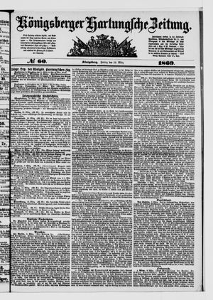 Königsberger Hartungsche Zeitung vom 12.03.1869