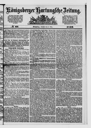 Königsberger Hartungsche Zeitung vom 13.03.1869