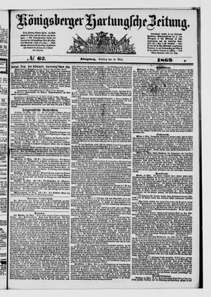 Königsberger Hartungsche Zeitung on Mar 14, 1869
