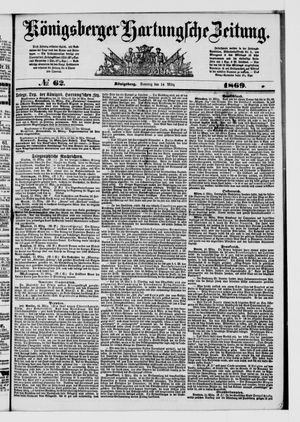 Königsberger Hartungsche Zeitung vom 14.03.1869
