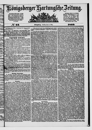Königsberger Hartungsche Zeitung vom 16.03.1869
