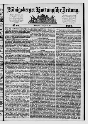 Königsberger Hartungsche Zeitung vom 19.03.1869