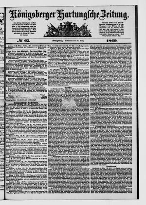 Königsberger Hartungsche Zeitung on Mar 20, 1869