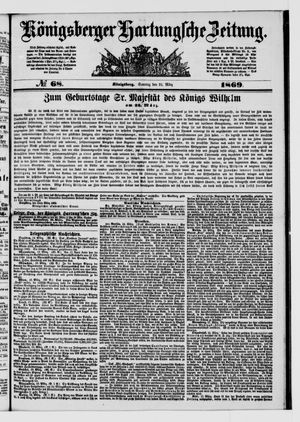 Königsberger Hartungsche Zeitung on Mar 21, 1869