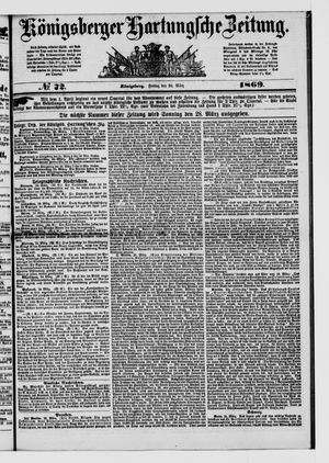 Königsberger Hartungsche Zeitung vom 26.03.1869