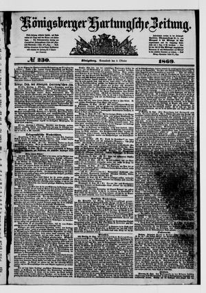 Königsberger Hartungsche Zeitung vom 02.10.1869