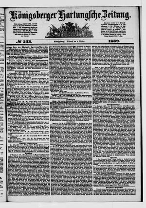 Königsberger Hartungsche Zeitung vom 06.10.1869