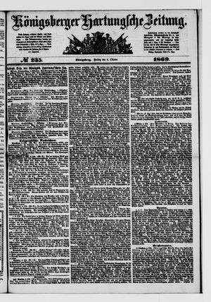 Königsberger Hartungsche Zeitung on Oct 8, 1869