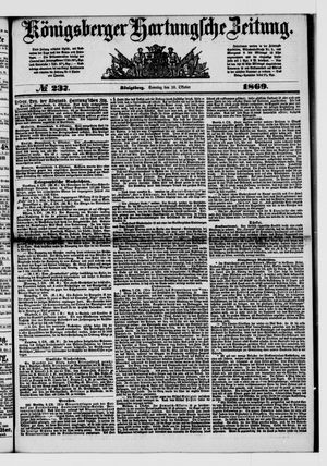 Königsberger Hartungsche Zeitung on Oct 10, 1869