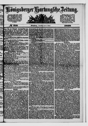 Königsberger Hartungsche Zeitung vom 28.10.1869