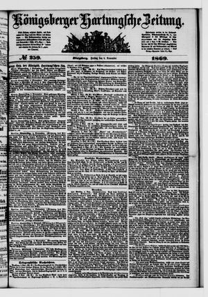 Königsberger Hartungsche Zeitung on Nov 5, 1869