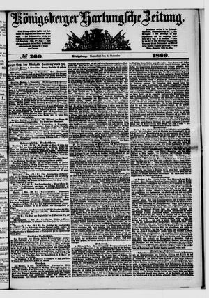 Königsberger Hartungsche Zeitung vom 06.11.1869