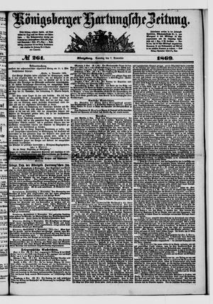 Königsberger Hartungsche Zeitung on Nov 7, 1869