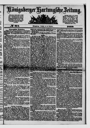 Königsberger Hartungsche Zeitung vom 23.11.1869